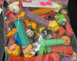 Vintage 1980s Pez dispenser collection