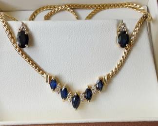 Sapphires and diamonds 