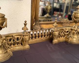 Antique French 18th century Andirons
