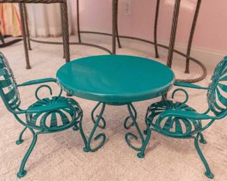 American Girl doll patio set