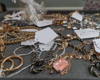 Various high end costume jewelry.  CABI, SABIKA, etc