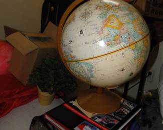 Globe, of the round variety, because the flat globes never did pan out for some reason