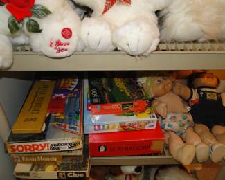 Games and Bears and Cabbage Patch Dolls too