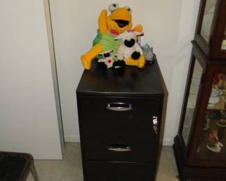 Two drawer file cabinet