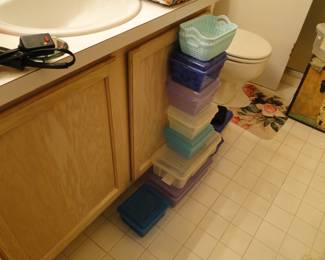 Plastic bins, all for an incredible price