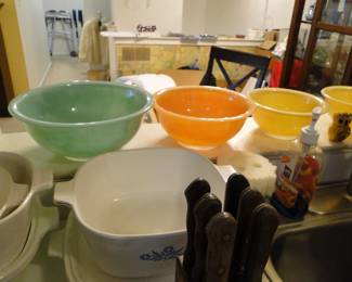 Colorful mixing bowls