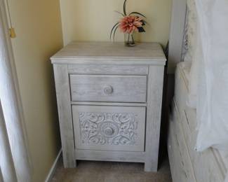 Nightstand, is part of the bedroom grouping