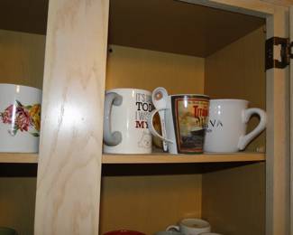 No matter where you look the coffee cups are amazing