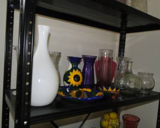A variety of vases