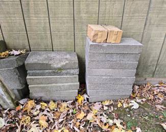 Many bricks, stones