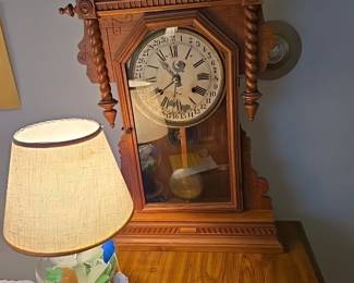 Waterbury ginger bread mantle clock