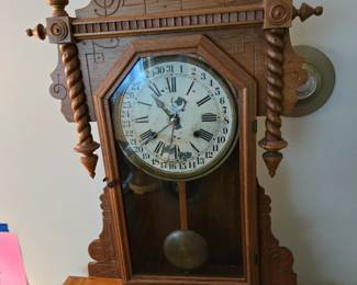 Ginger bread mantle clock