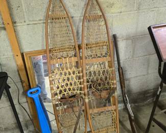 Great snow shoes, BB gun
