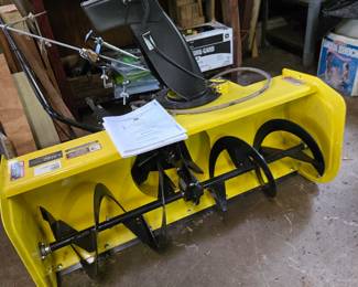 Snow blower attachment