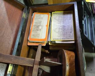 Stereoscope and cards