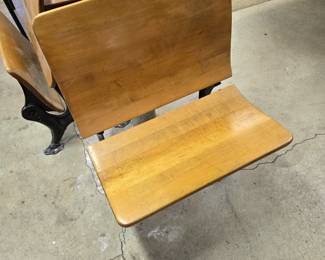 Vintage school desk and seat