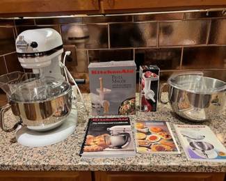 itchenAid mixer and attachments