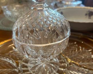 crystal candy dish,