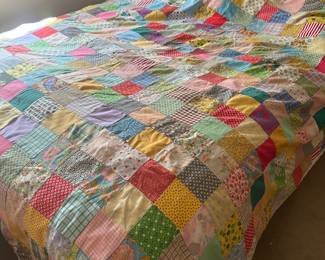 another hand made patchwork quilt