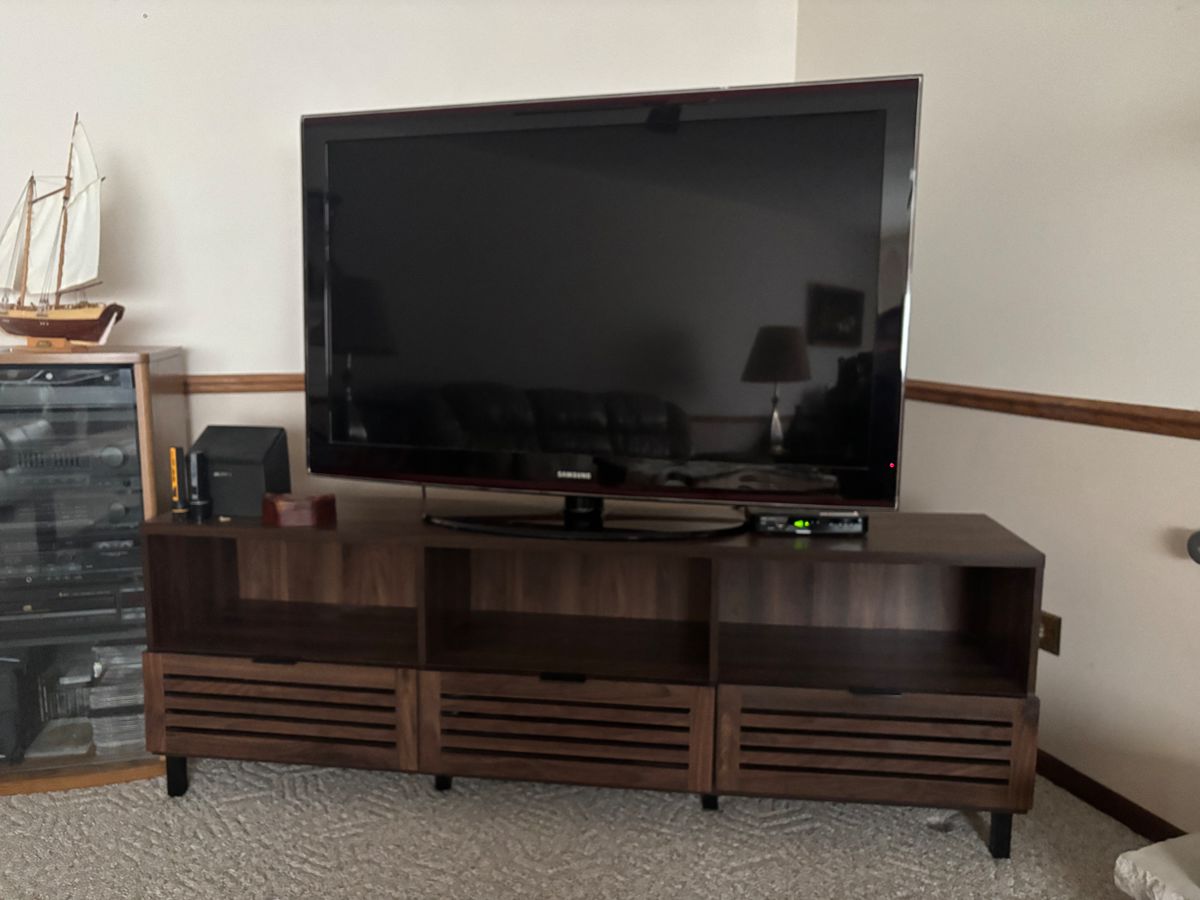 Modern tv stand available for presale