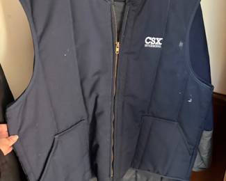 csx railroad vest