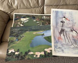 golf prints unframed