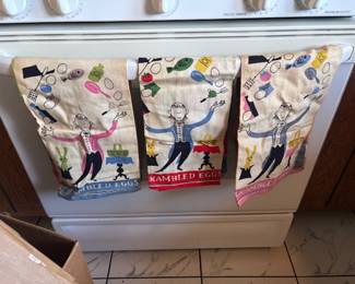 cute tea towels scrambled eggs