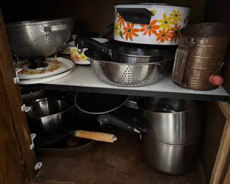Revere ware pots and pans