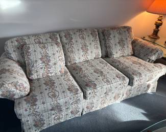 Floral sofa available for presale