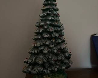 Vintage ceramic Christmas tree