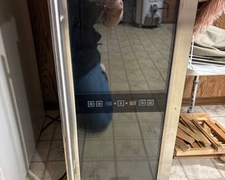 Small commercial style fridge wine chiller