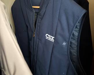 csx railroad vest