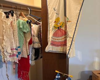 Vintage hand made crochet and linens