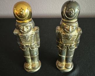 Godinger Silverplate Nutcracker Soldiers Salt and Pepper Set