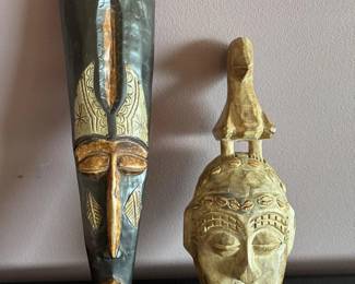 Hand Carved Masks From Ghana