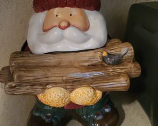 HO Ho Ho.  I am a cookie jar