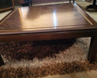 Coffee Table and rug