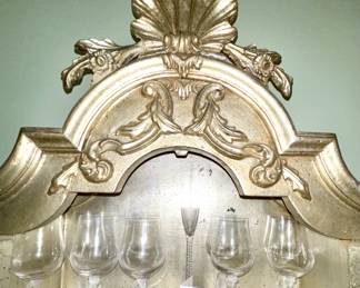 (9) Bayel Satin Figural Glass Stems. 
Bacchus Nude 