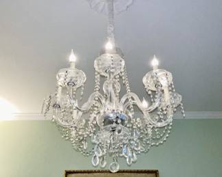 Gorgeous Waterford (?) Crystal Chandelier 
8 Arm