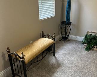 Bench and hat rack
