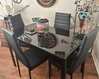 Table and chairs