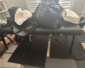 Chiropractor bed table