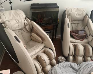 Two beautiful massage chairs