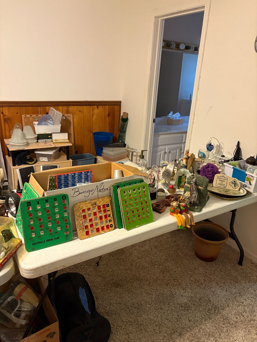 Games and golf goodies.