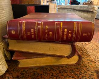 Henderson County Oil Tax Roll Leather Bound Books