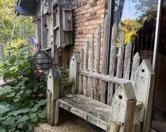 Bird house Bench