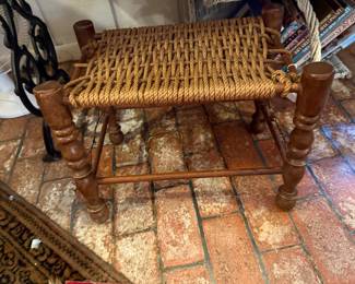 Antique Rope Stool