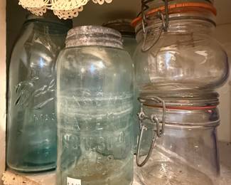 Antique Mason & Ball Jars