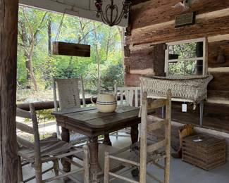 Porch of Pioneer Cabin 