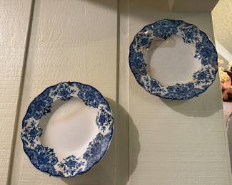 Blue & White Floral Plates